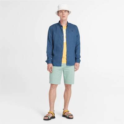 5---Stretch-Twill-Chino-Shorts-for-Men-in-Pale-Green (4)
