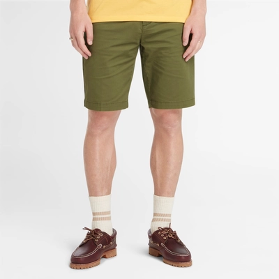 2---Stretch-Twill-Chino-Shorts-for-Men-in-Green (1)
