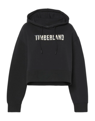 Hoodie Timberland Brushed Back Damen Black