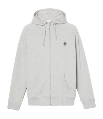 Hoodie Timberland Men Exeter River Loopback Full Zip Medium Grey Heather