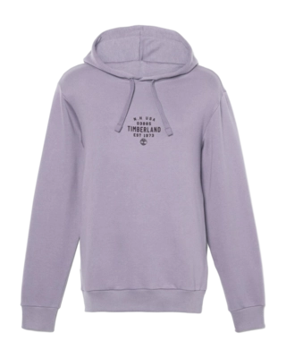 Hoodie Timberland Unisex Refibra Front Graphic Purple Ash