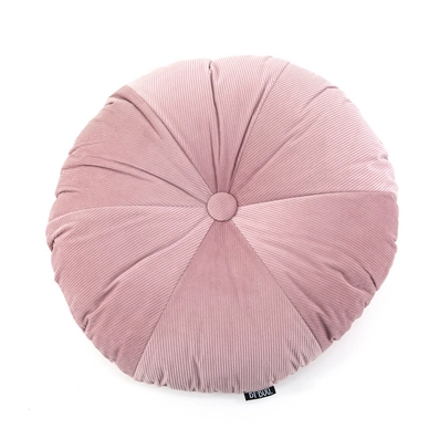 Sierkussen By-Boo Faith Round Pink 50 x 50 cm