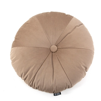 Sierkussen By-Boo Faith Round Beige 50 x 50 cm