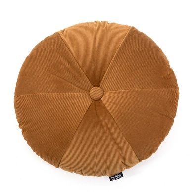 Sierkussen By-Boo Faith Round Yellow 50 x 50 cm
