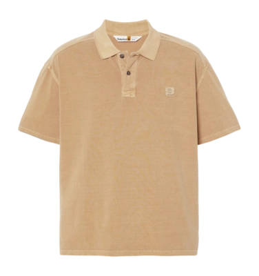 Polo Shirt Shirt Timberland Men Merrymack River Garment Dye Wheat Boot