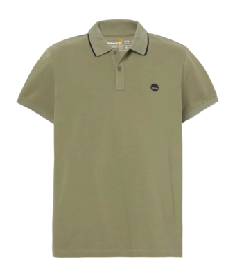 Polo Timberland Men Millers River Printed Neck Cassel Earth
