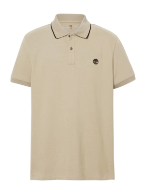 Polo Timberland Men Millers River Printed Neck Lemon Pepper