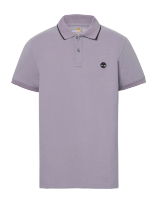 Polo Timberland Men Millers River Printed Neck Purple Ash