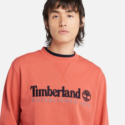 4---Est-1973-Logo-Crewneck-Sweatshirt-for-Men-in-Orange (3)