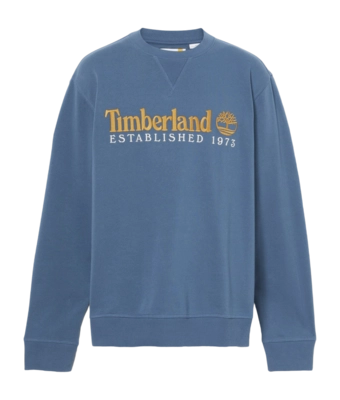 Trui Timberland Men Established 1973 Embroidered Logo Crew Neck Sweats Dark Denim