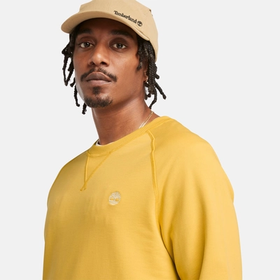 4---Exeter-Loopback-Crewneck-Sweatshirt-for-Men-in-Light-Yellow (3)