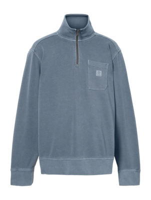 Pullover Timberland Merrymack River Garment Dye Herren 1/4 Zip Dark Sapphire