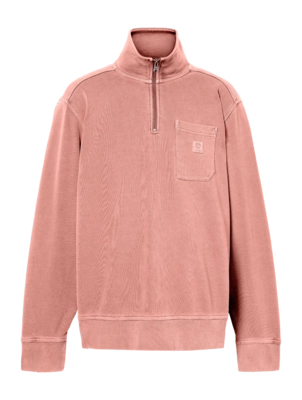 Trui Timberland Men Merrymack River Garment Dye 1/4 Zip Hot Sauce