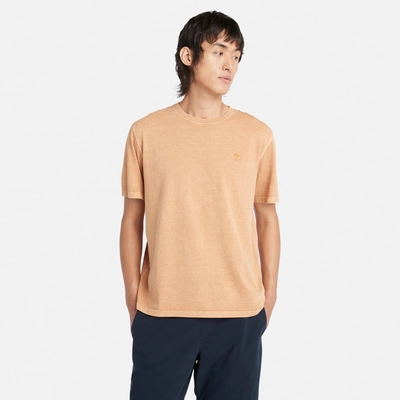 2---Garmentdyed-TShirt-for-Men-in-Dark-Yellow (1)