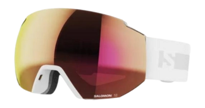Skibrille Salomon Radium Unisex White Ruby