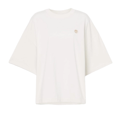 T-Shirt Timberland Women Dunstan Oversize Tee Vintage White 24