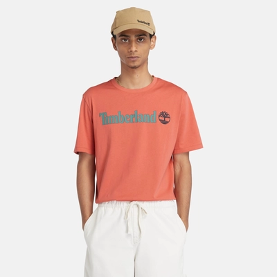 2---Linear-Logo-TShirt-for-Men-in-Light-Orange (1)