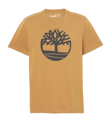 T-Shirt Timberland Men Kennebec River Tree Logo Wheat Boot/Black