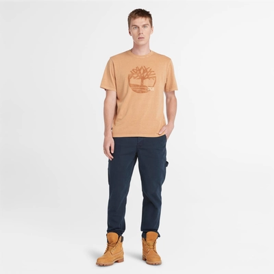 5---Garment-Dye-Logo-Graphic-TShirt-for-Men-in-Dark-Yellow (4)
