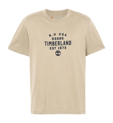 T-Shirt Timberland Refibra Front Graphic Herren Lemon Pepper