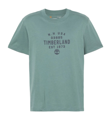T-Shirt Timberland Men Refibra Front Graphic Sea Pine 24
