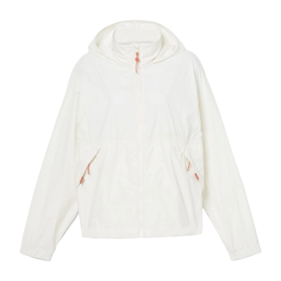 Jas Timberland Women Anti Uv Windbreaker Vintage White