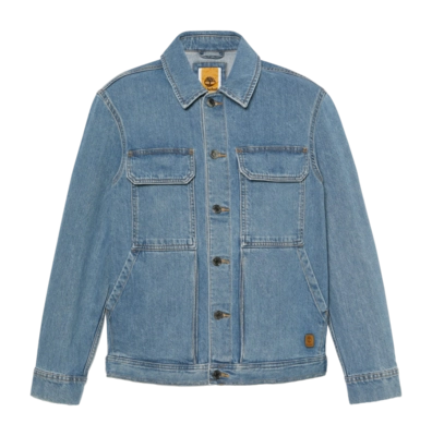 Jacket Timberland Men Refibra Denim Trucker Jacket Original Indigo