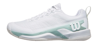 Tennis Shoe Wilson Women Rush Pro 4.5 White Surf Spray Tofu
