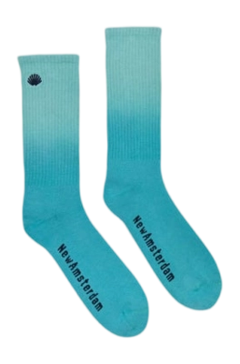 Chaussettes New Amsterdam Surf Association Gradient Logo Marine Blue Dip Dye