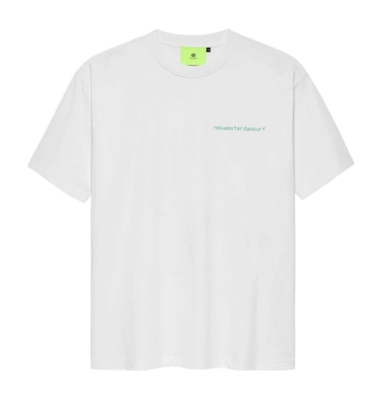 T-Shirt New Amsterdam Surf Association Teletekst Tee White