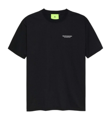T-Shirt New Amsterdam Surf Association Oyster Tee Black