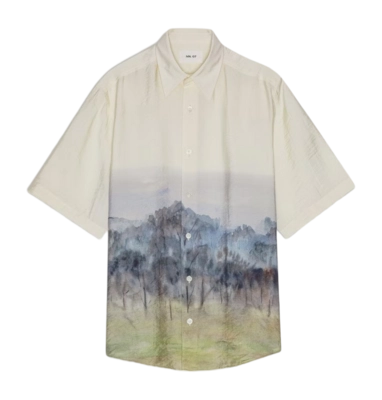 Chemise NN07 Homme Quinsy SS Multi Colour Print