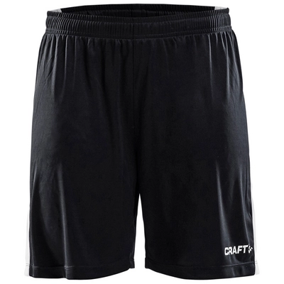 Tennis Shorts Craft Women Pro Control Longer Shorts Contrast Black White