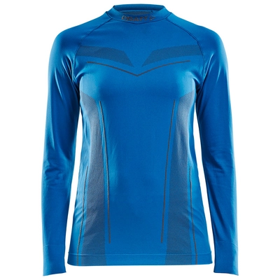 Langarmshirt Craft Pro Control Seamless Jersey Damen Cobalt