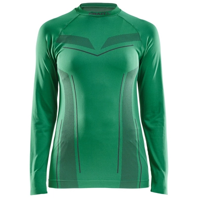 Langarmshirt Craft Pro Control Seamless Jersey Damen Team Green