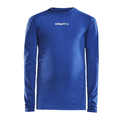 Maillot de Corps Craft Enfant Pro Control Compression LS Cobalt