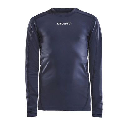 Maillot de Corps Craft Enfant Pro Control Compression LS Navy