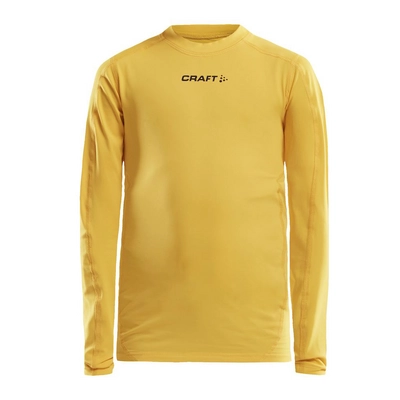Maillot de Corps Craft Enfant Pro Control Compression LS Yellow
