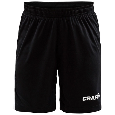 Sports shorts Craft Kids Pro Control Shorts Contrast WB Black White