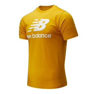 T-Shirt New Balance Men Essentials Stacked Logo Tee Varsity Gold