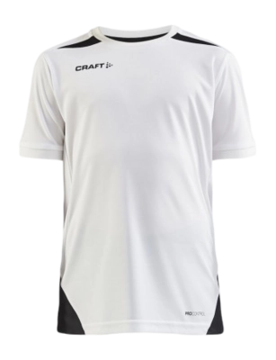 Chemise de Tennis Craft Enfant Pro Control Impact White Black
