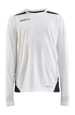 Tennis Shirt Craft Kids Pro Control Impact LS J White Black