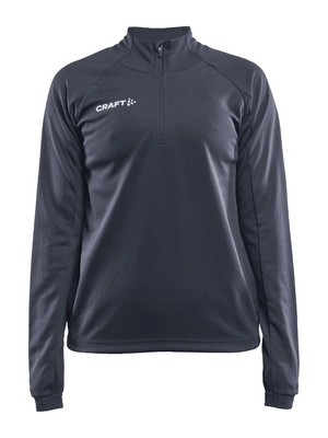 Trainingsjacke Craft Evolve Halfzip Damen Asphalt