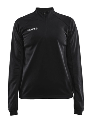 Trainingsjacke Craft Evolve Halfzip Damen Black