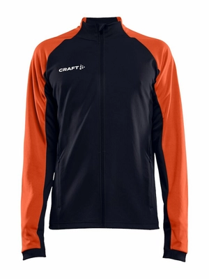 Training jacket Craft Men Evolve Full Zip Black Pump