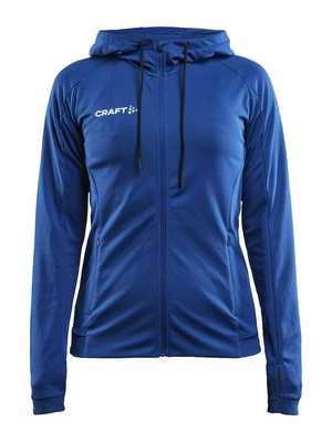 Trainingsjack Craft Women Evolve Hood Jacket Club Cobolt