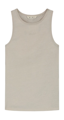 Tank Top Olaf Hussein Women Sheer Cement