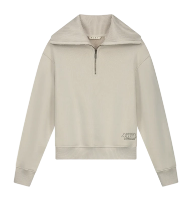 Pull Col Roulé Olaf Hussein Femme Friends Zip Cement