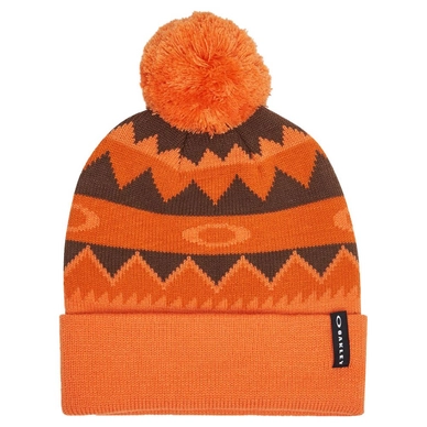 Bonnet Oakley Nordic Orange Norway Pattern