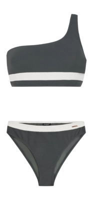 Bikini Protest Women Prtmedan One Shoulder Huntergreen '24